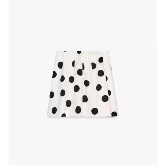 ZARA POLKA DOT STRAPLESS ТОР - Picture 1 of 6